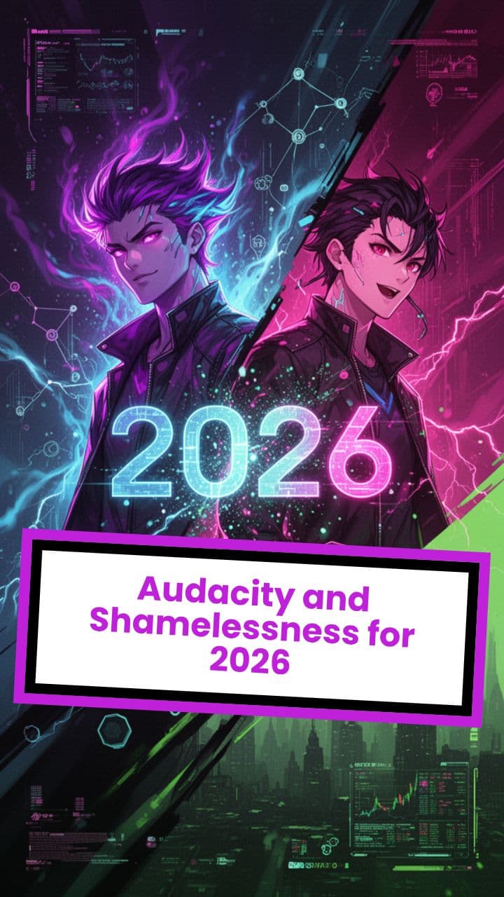 Audacity and Shamelessness for 2026