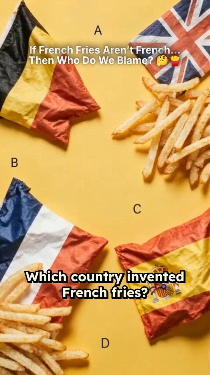 If French Fries Aren’t French… Then Who Do We Blame? 🤔🍟