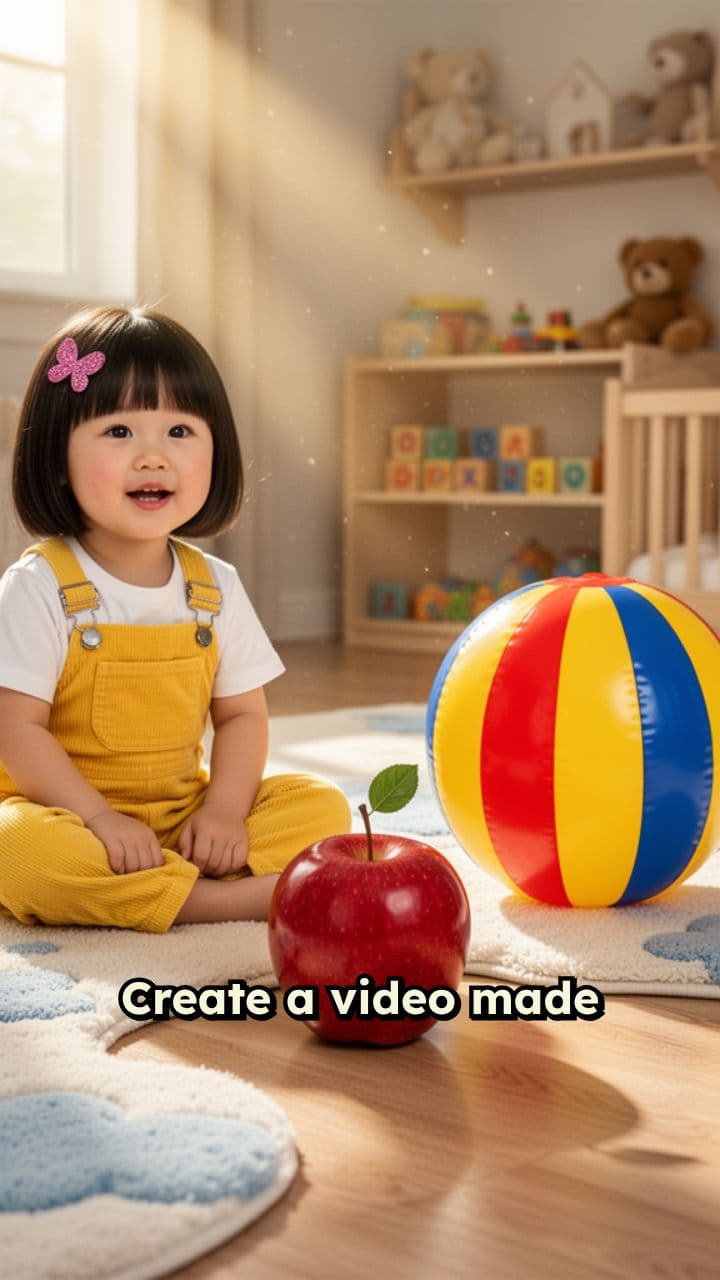 A for Apple, B for Ball Kids Video