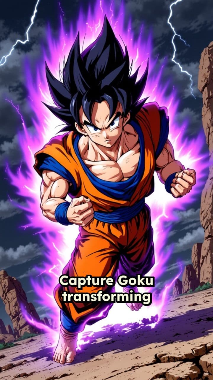 Goku's Ultra Ego Transformation