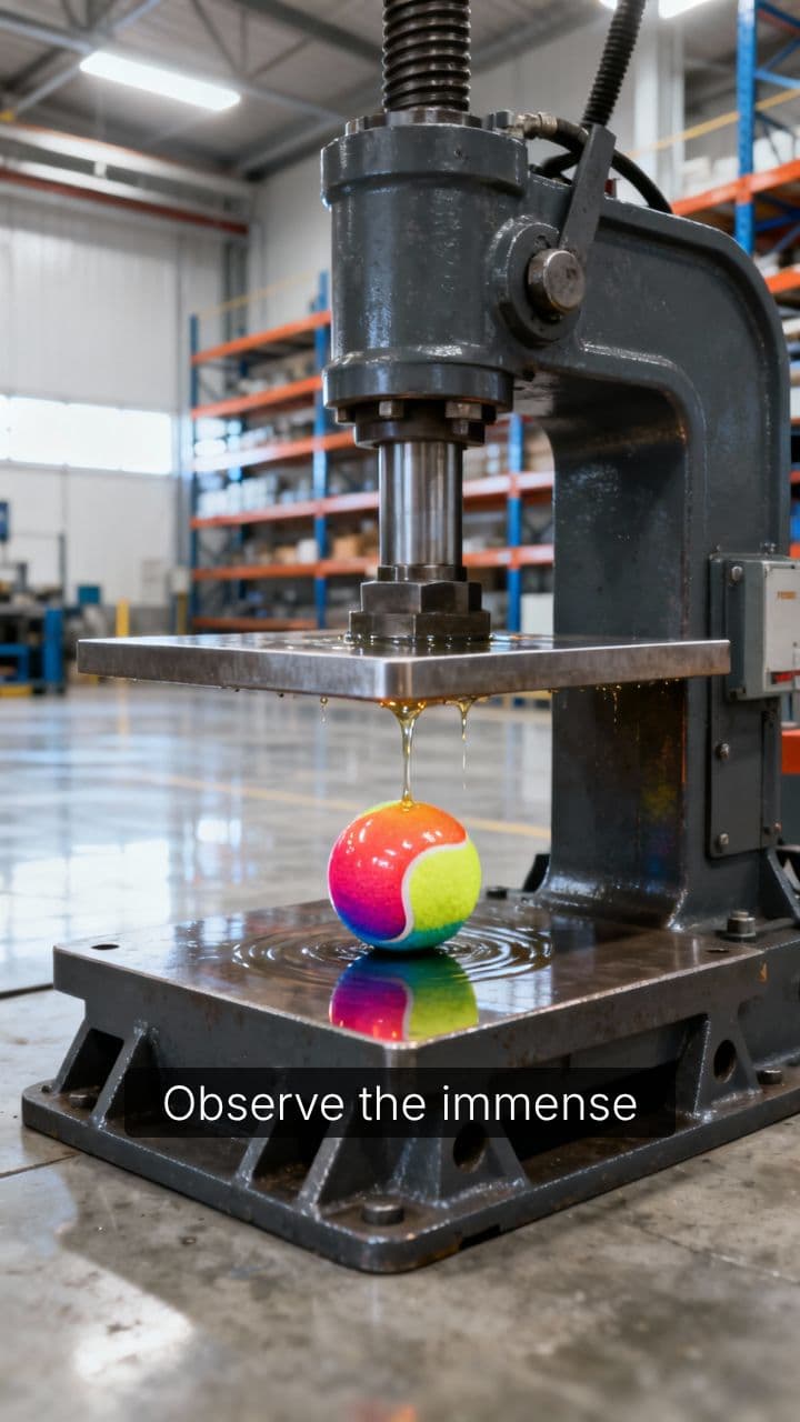 Hydraulic Press Demonstration