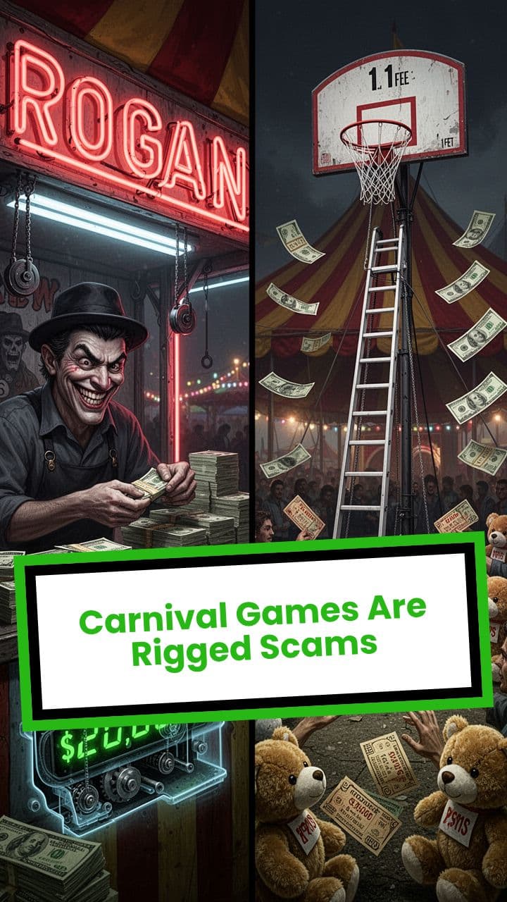Carnival Games Are Rigged Scams