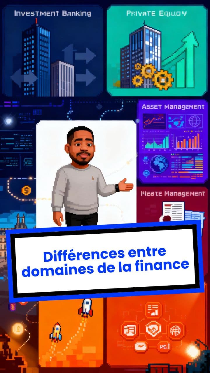 Différences entre domaines de la finance