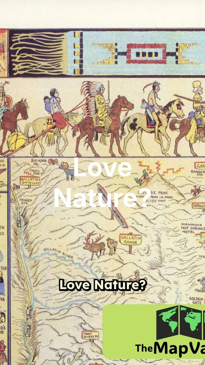 Discover the 1931 Yellowstone Map