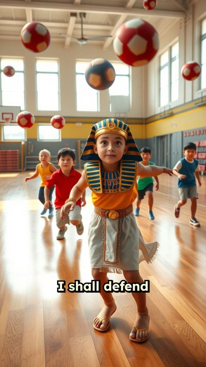 Dodgeball Pharaoh: Ancient Defense Mode