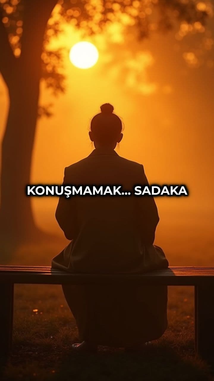 Susmak da Sadakadır