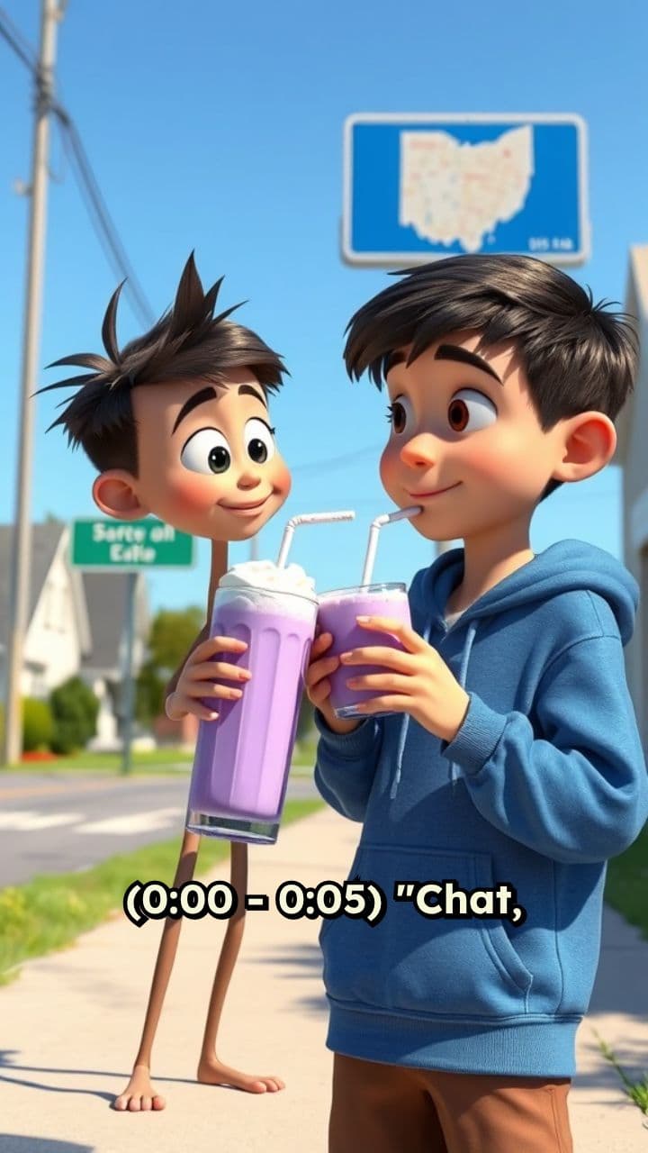 Baby Gronk Fanum Taxes Grimace Shake