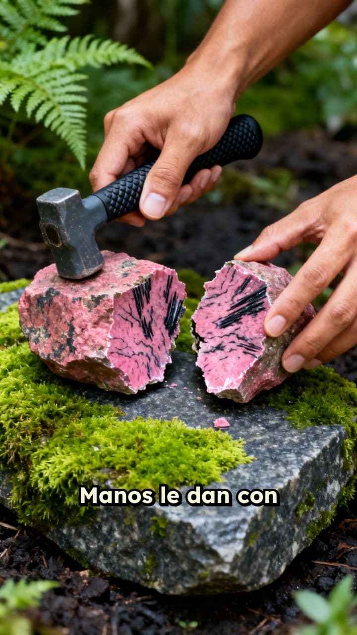 Martillo y roca: ASMR en acción