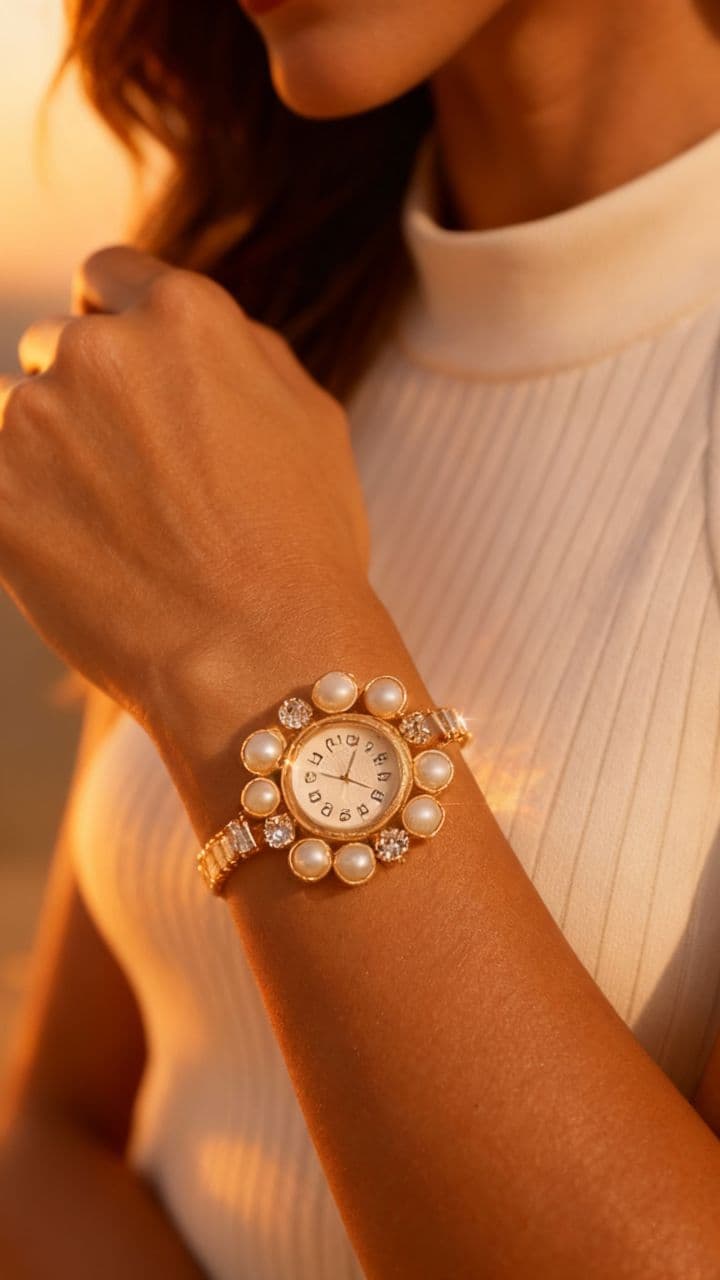 Luxury Pearl Watch Reel
