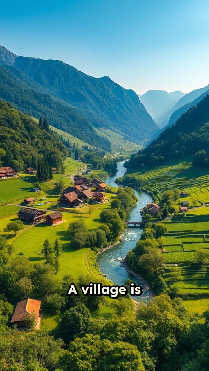 The Charm of Village Life