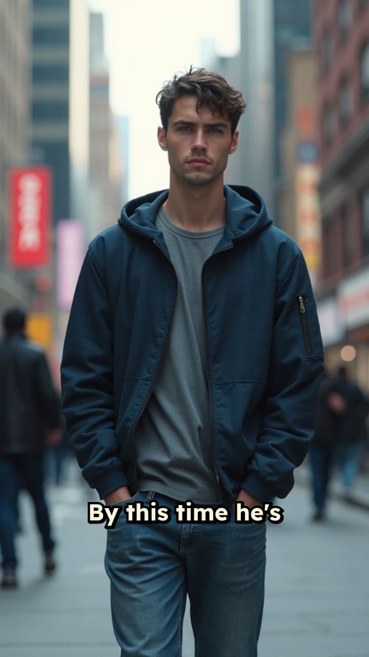 Lost in the City at Dusk