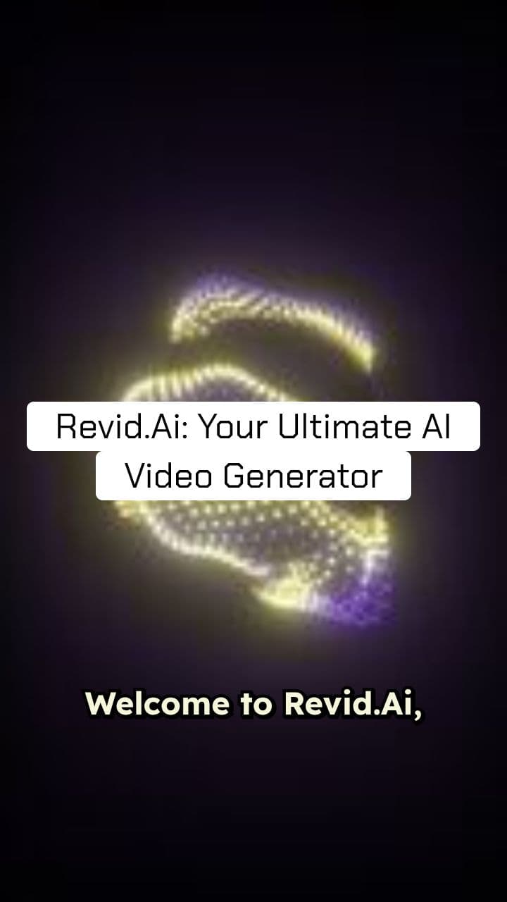 Revid.Ai: Your Ultimate AI Video Generator
