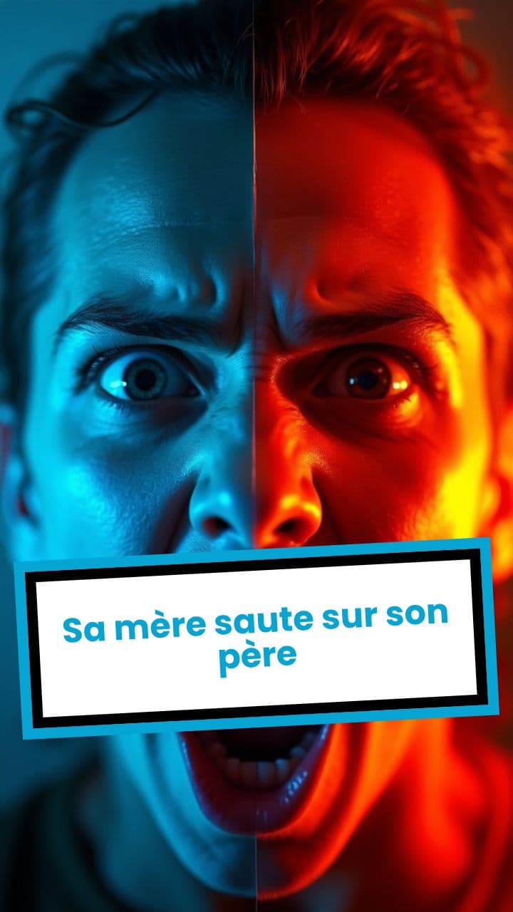 Sa mère saute sur son père