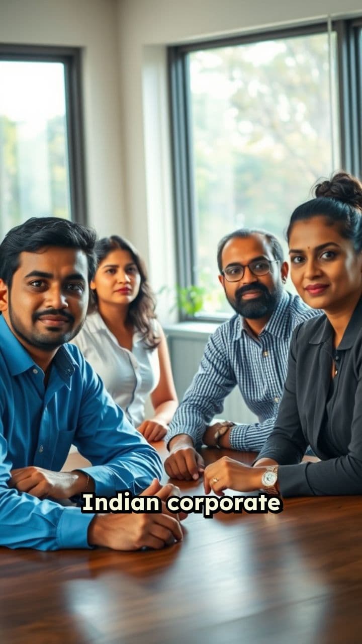 Indian Corporate Meeting Room Discussion