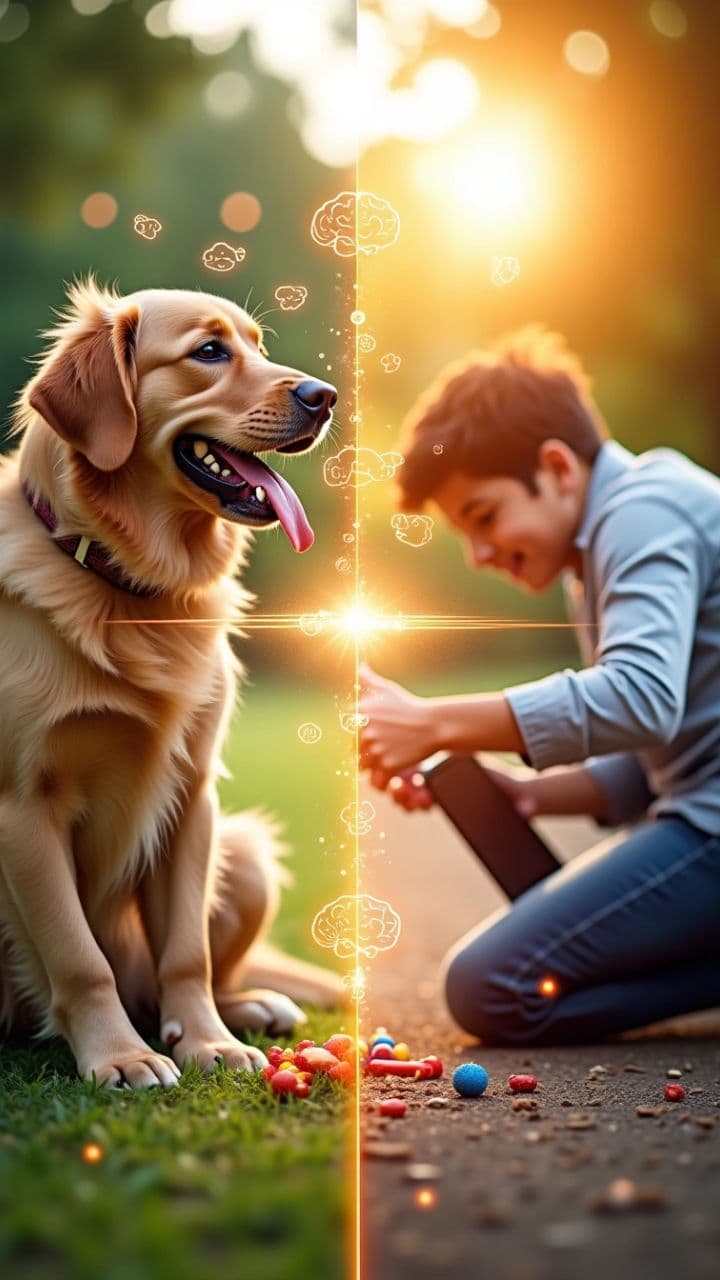 Brincadeira de qualidade para cães felizes