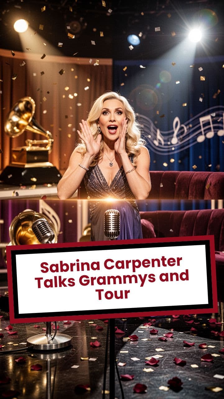 Sabrina Carpenter Talks Grammys and Tour