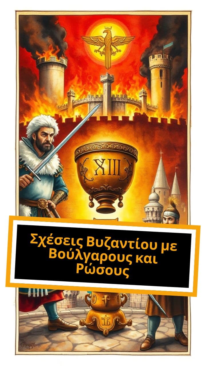 22. Φιλικές σχέσεις και συγκρούσεις με τους Βούλγαρους και τους Ρώσους