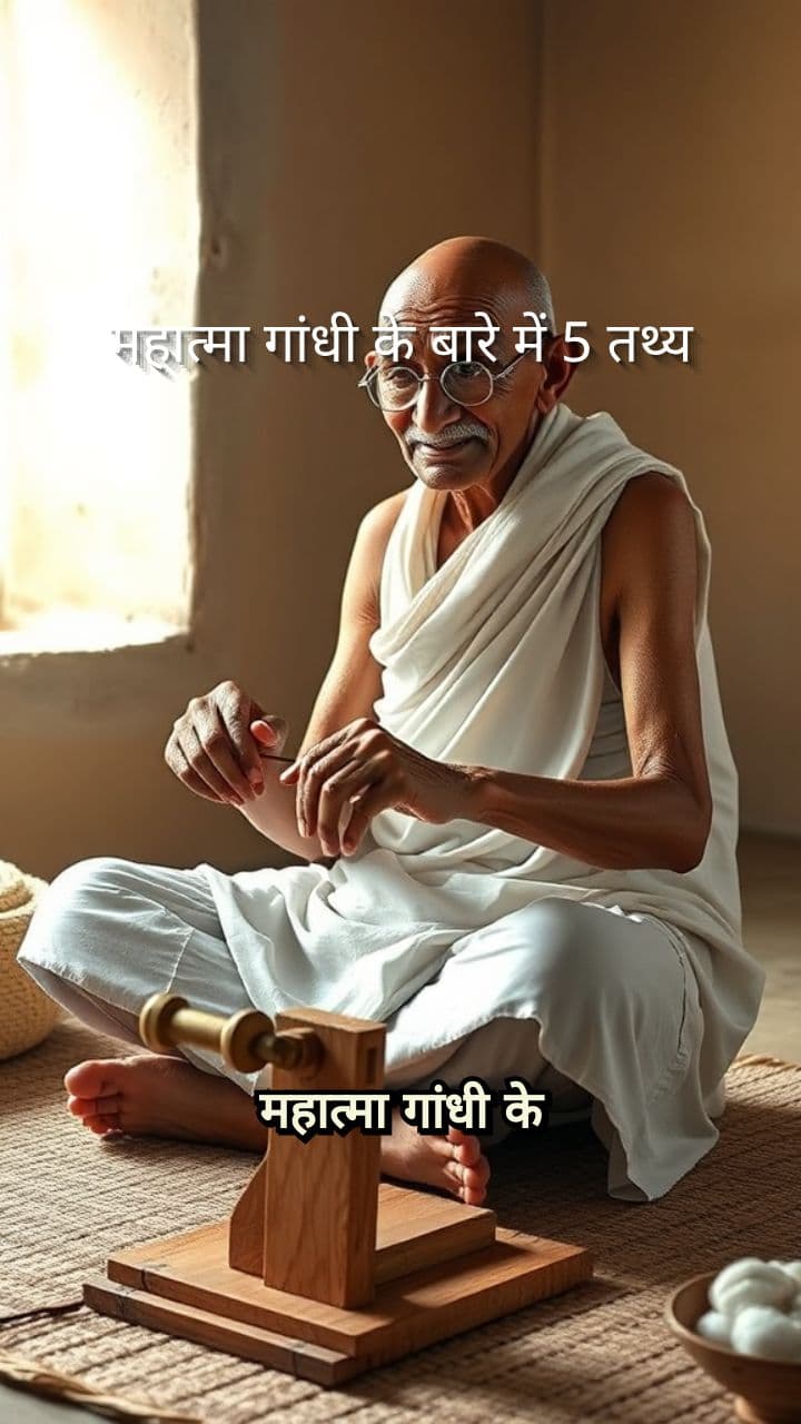 महात्मा गांधी के बारे में 5 तथ्य
