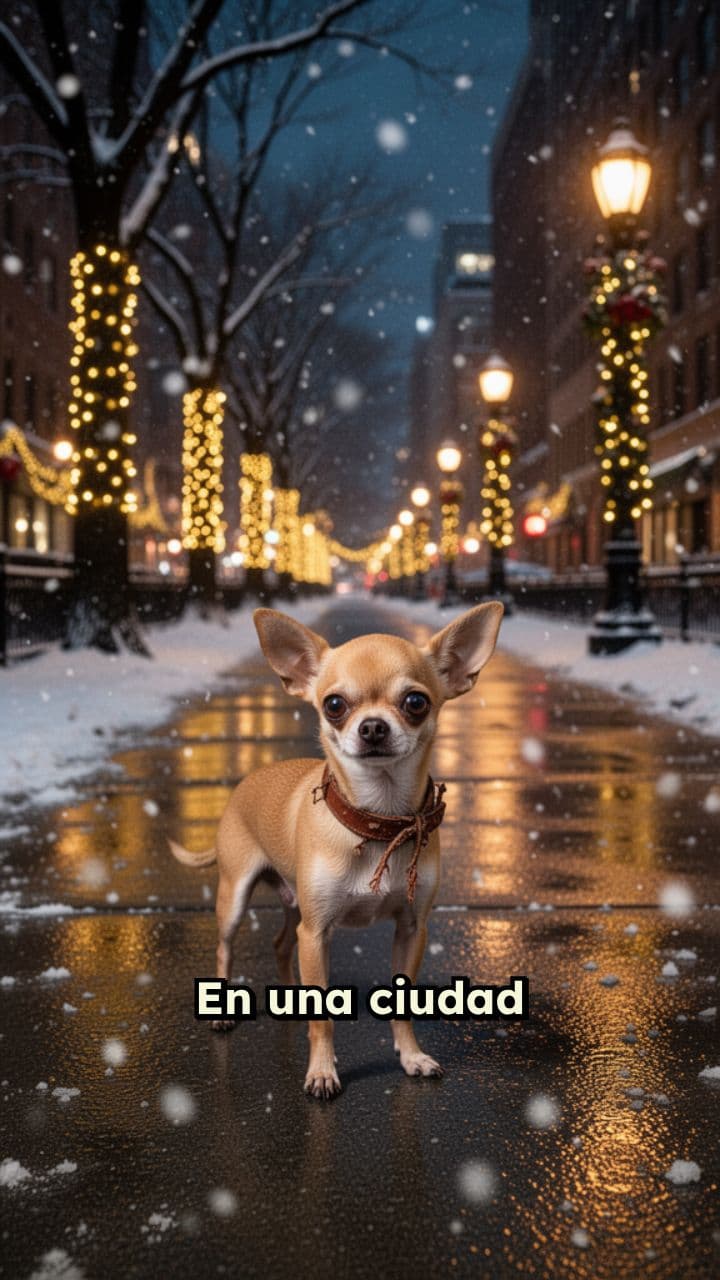 El Deseo de Navidad de un Pequeño Chihuahua