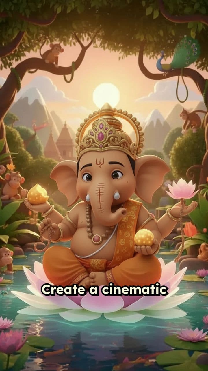Divine Bloom of Ganesha