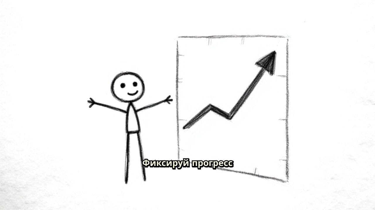 Фиксация прогресса через цепочку привычек