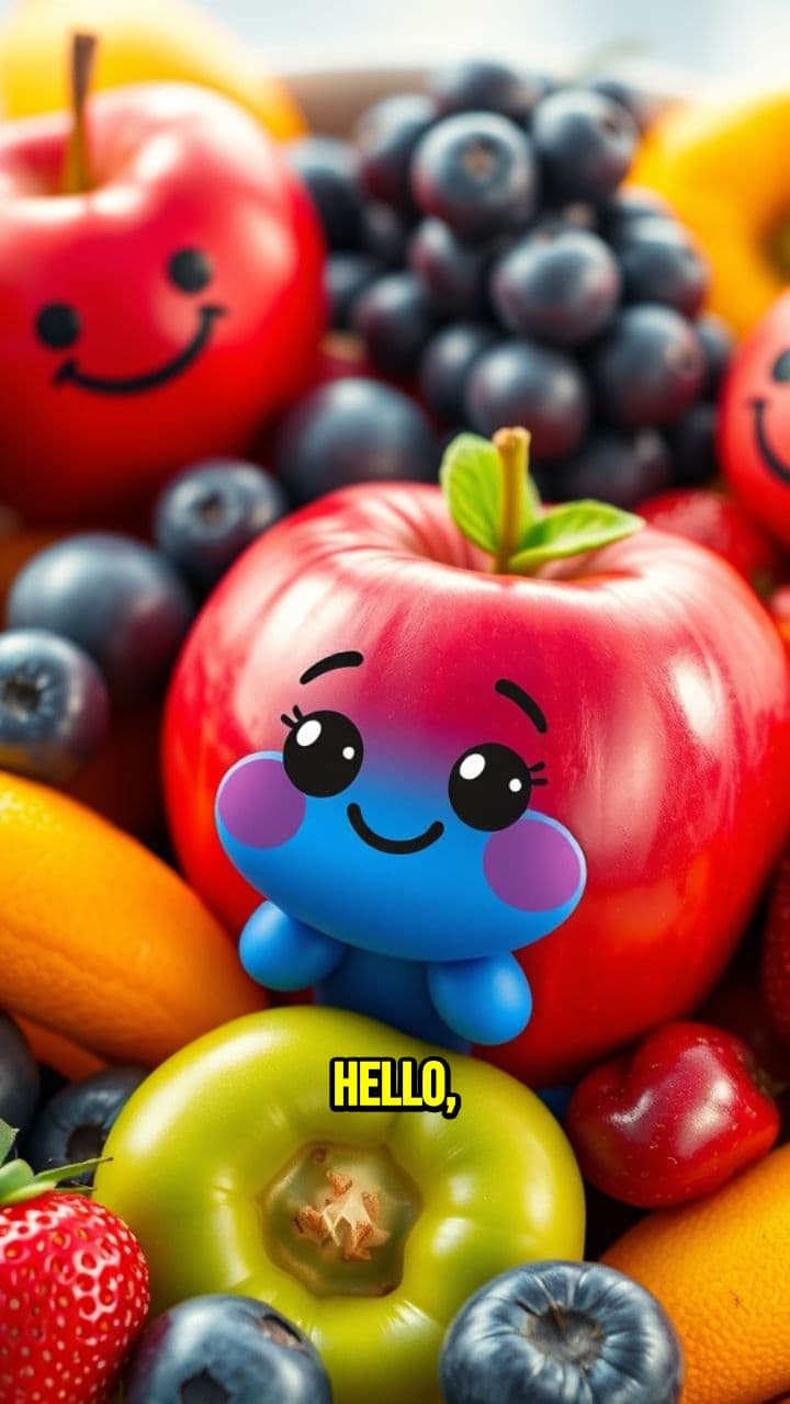 Fruity Friends: A Healthy Rhyme