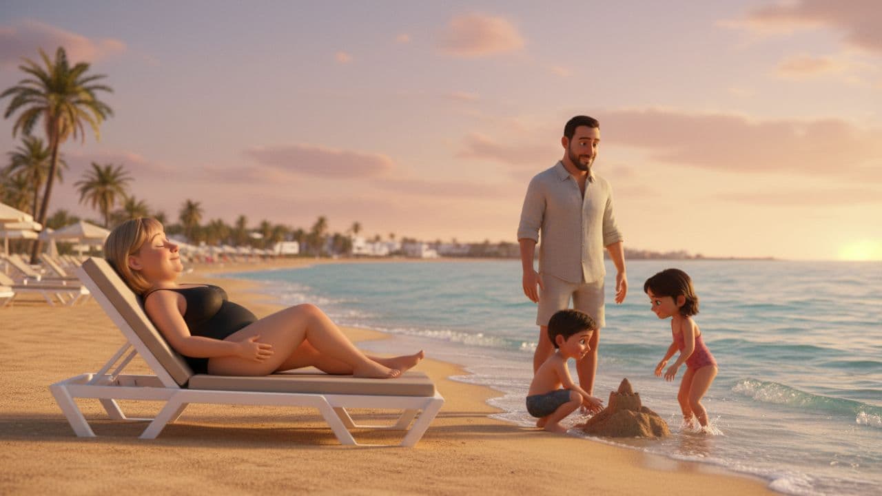 Tunisian Beach Reverie