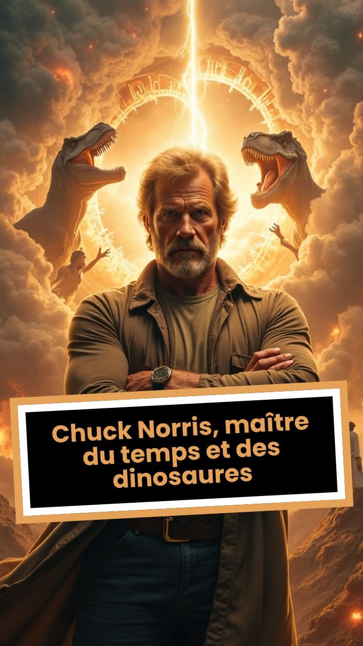 Chuck Norris, maître du temps et des dinosaures