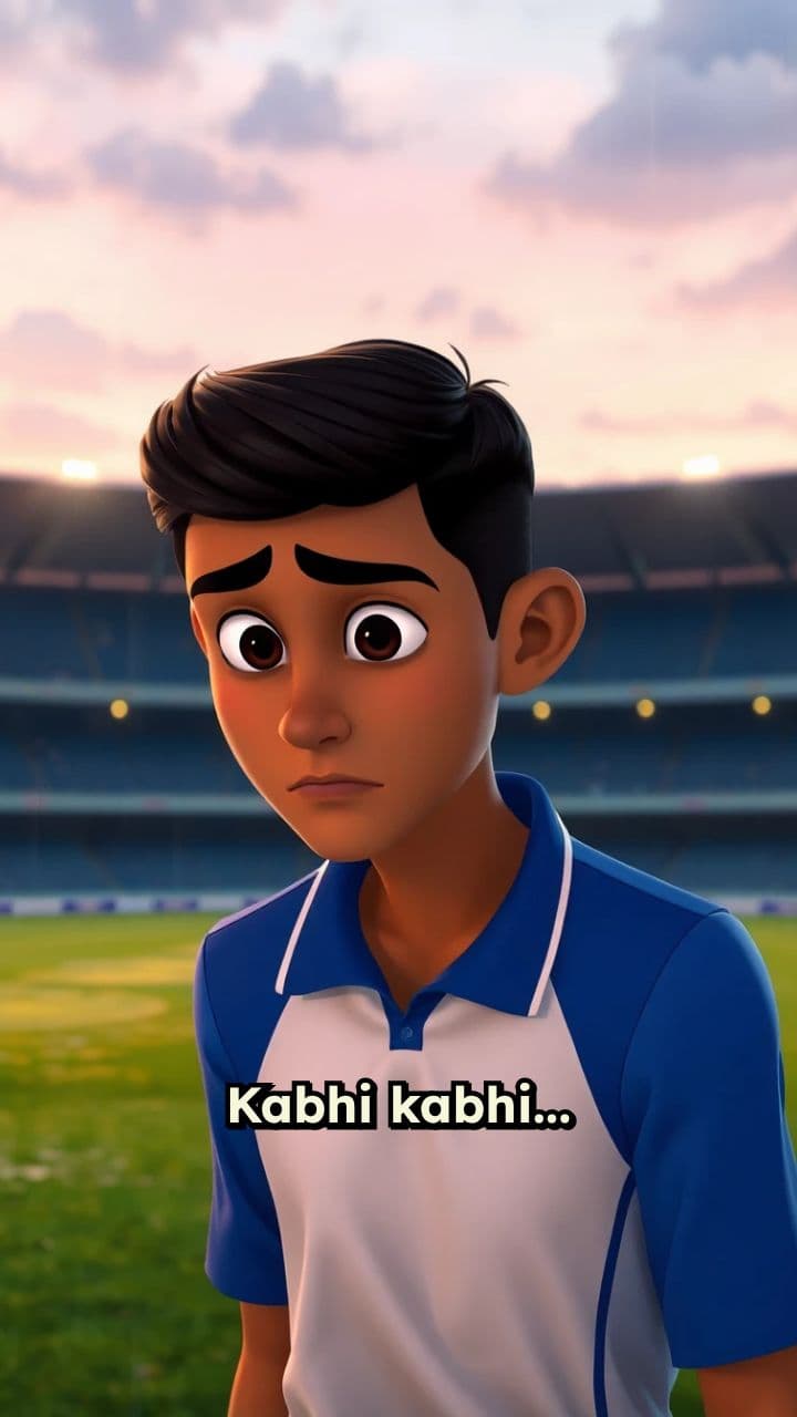 King's Resolve: A Cartoon Cricket Story