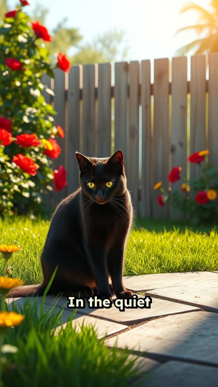 Garden Showdown: Cat vs. Snake