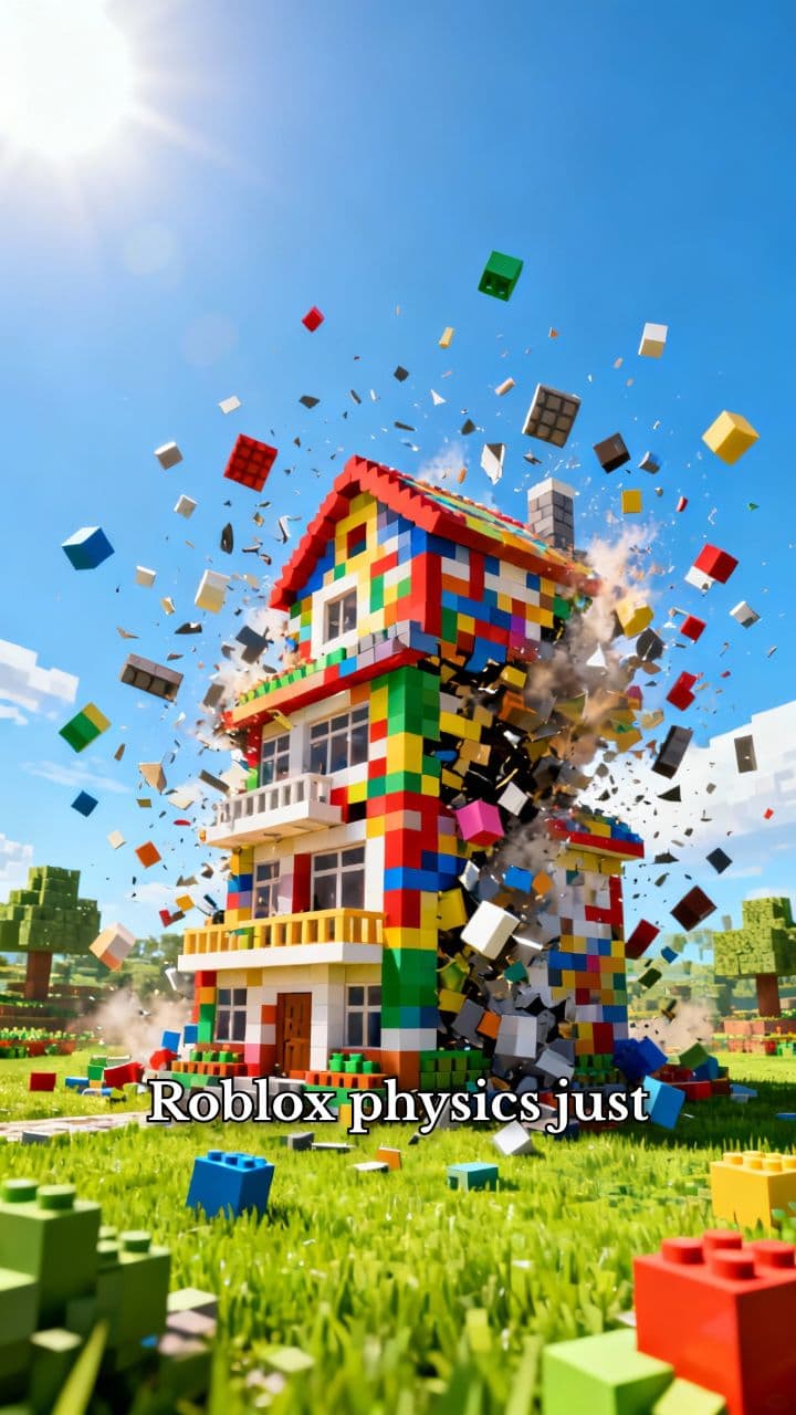Roblox Physics: My House's Epic Fail