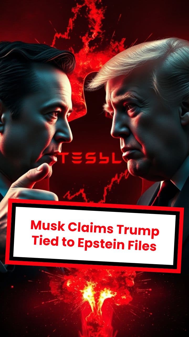 Musk Claims Trump Tied to Epstein Files