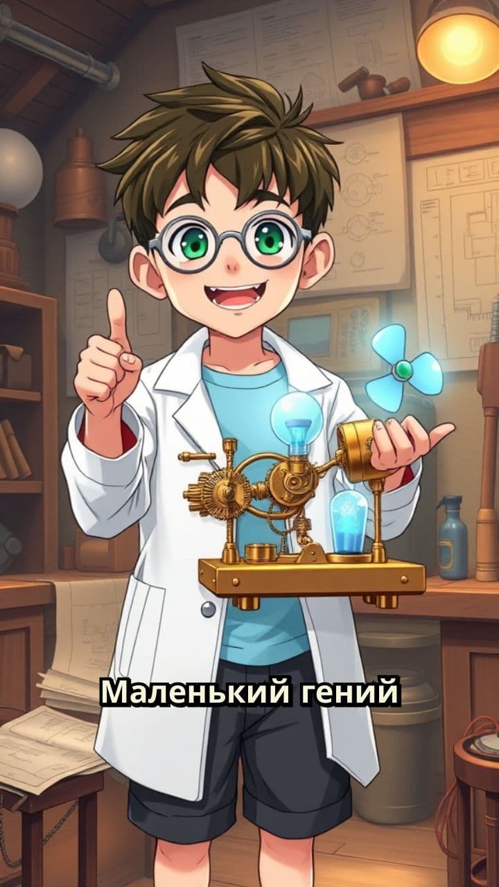 Маленький гений и его изобретение