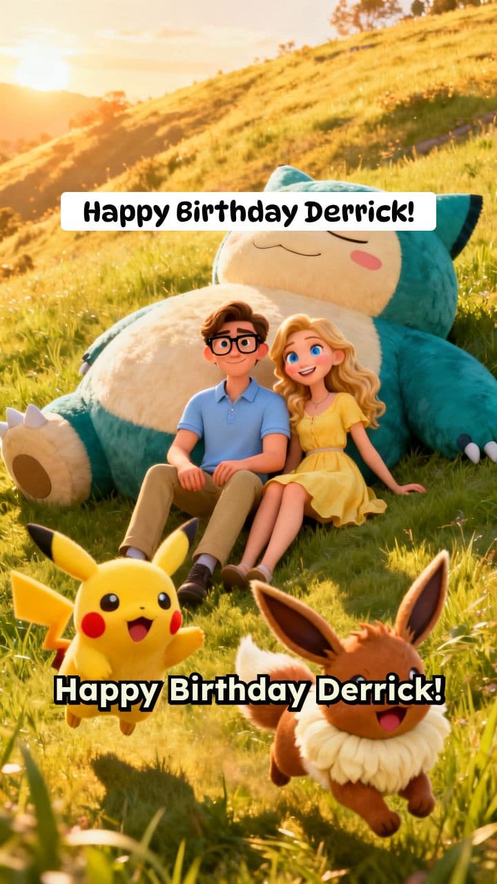 Derrick's Magical Pokémon Birthday Blessing