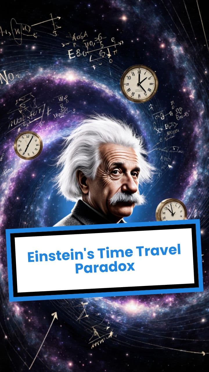 Einstein's Time Travel Paradox