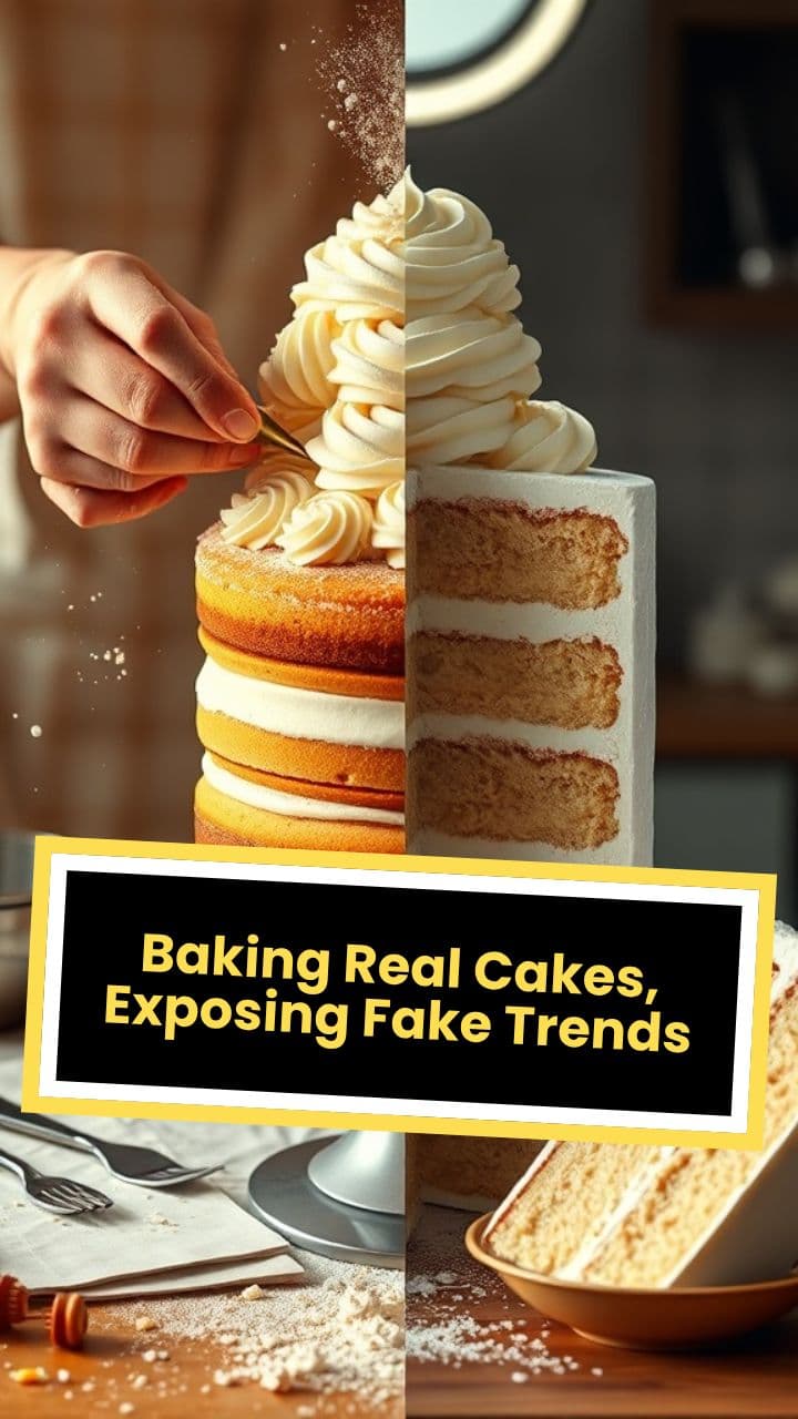 Baking Real Cakes, Exposing Fake Trends