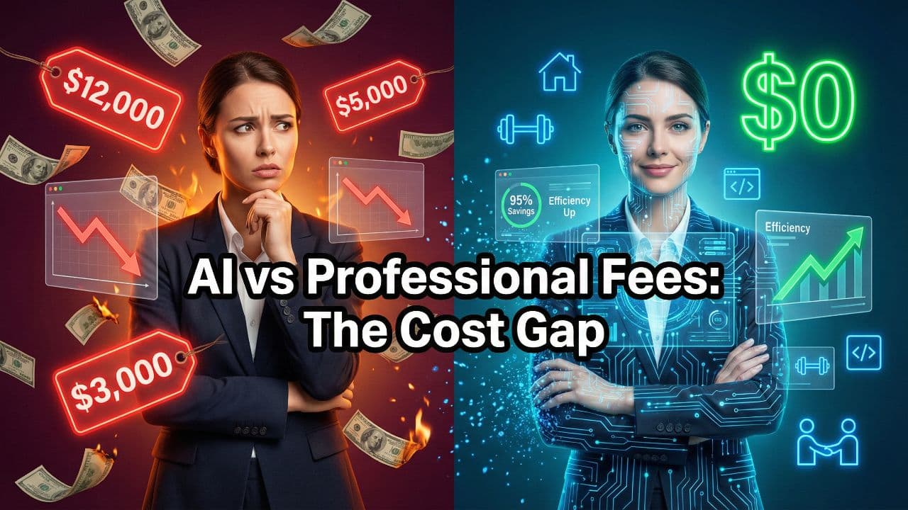 AI vs Professional Fees: The Cost Gap