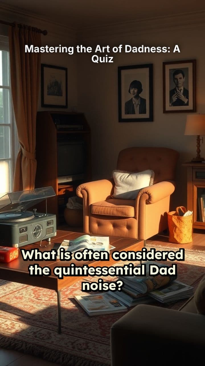 Mastering the Art of Dadness: A Quiz