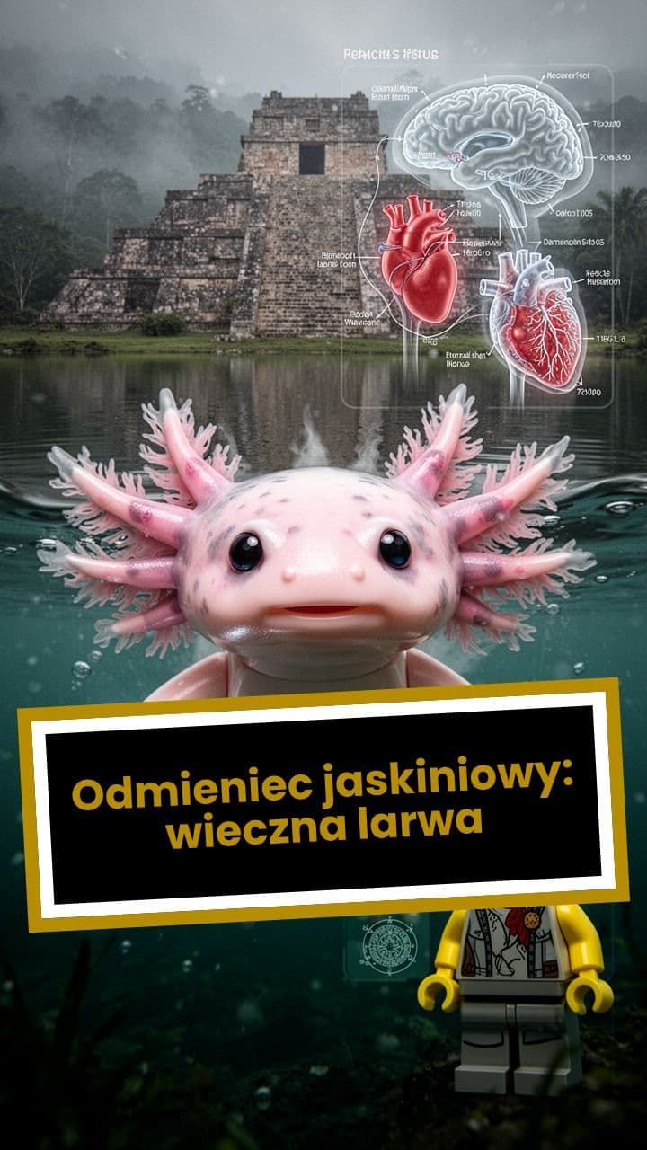 Odmieniec jaskiniowy: wieczna larwa