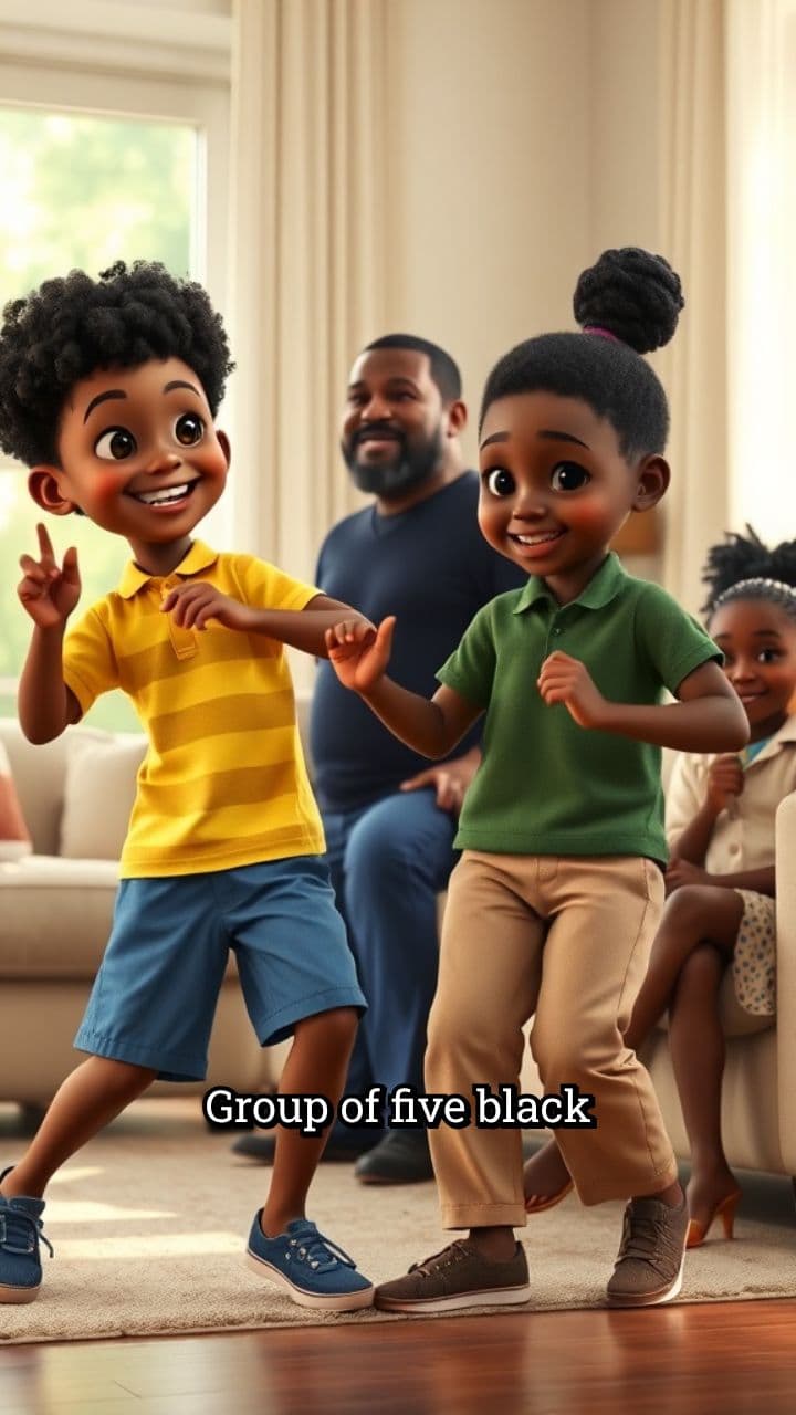 Smiling Family Time at Home