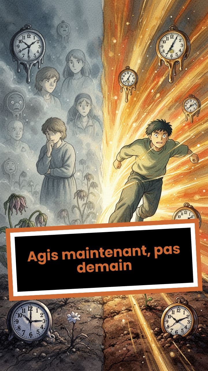Agis maintenant, pas demain