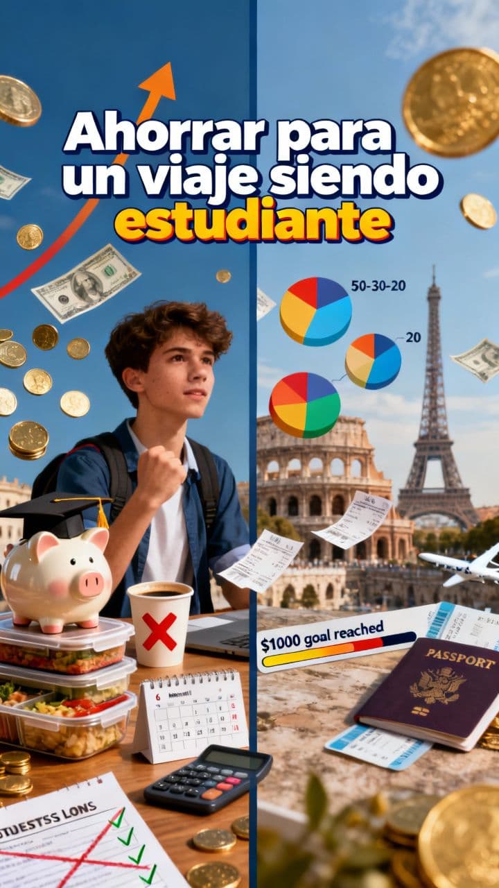 Ahorrar para un viaje siendo estudiante