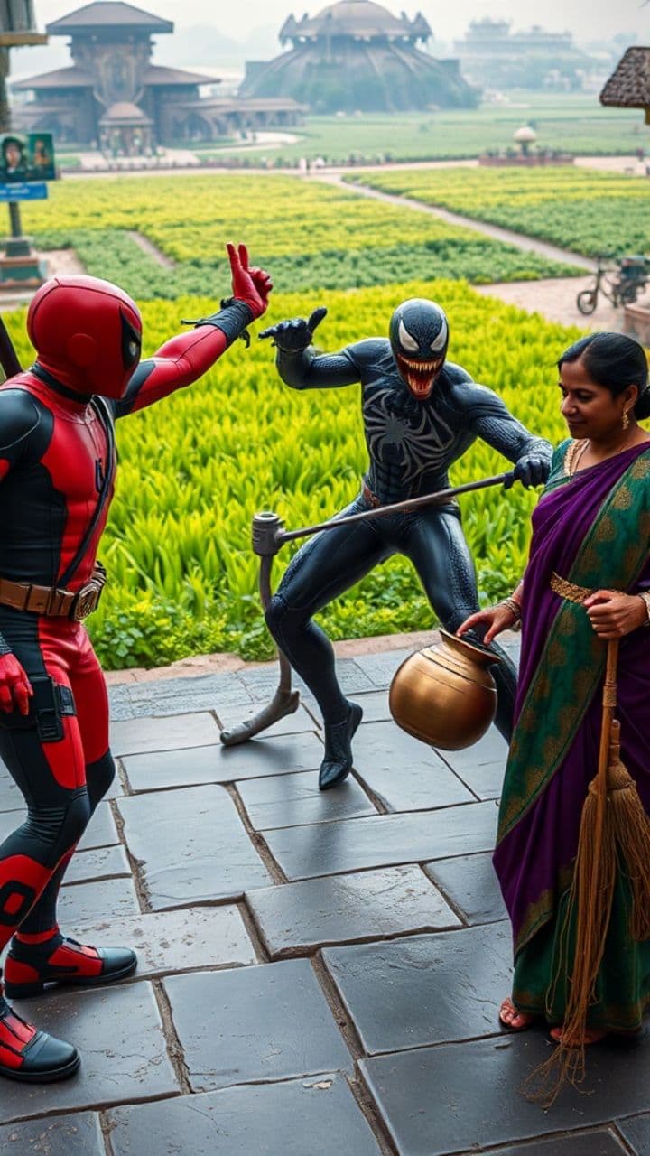 गाँव की औरतों का चैलेंज Avengers से