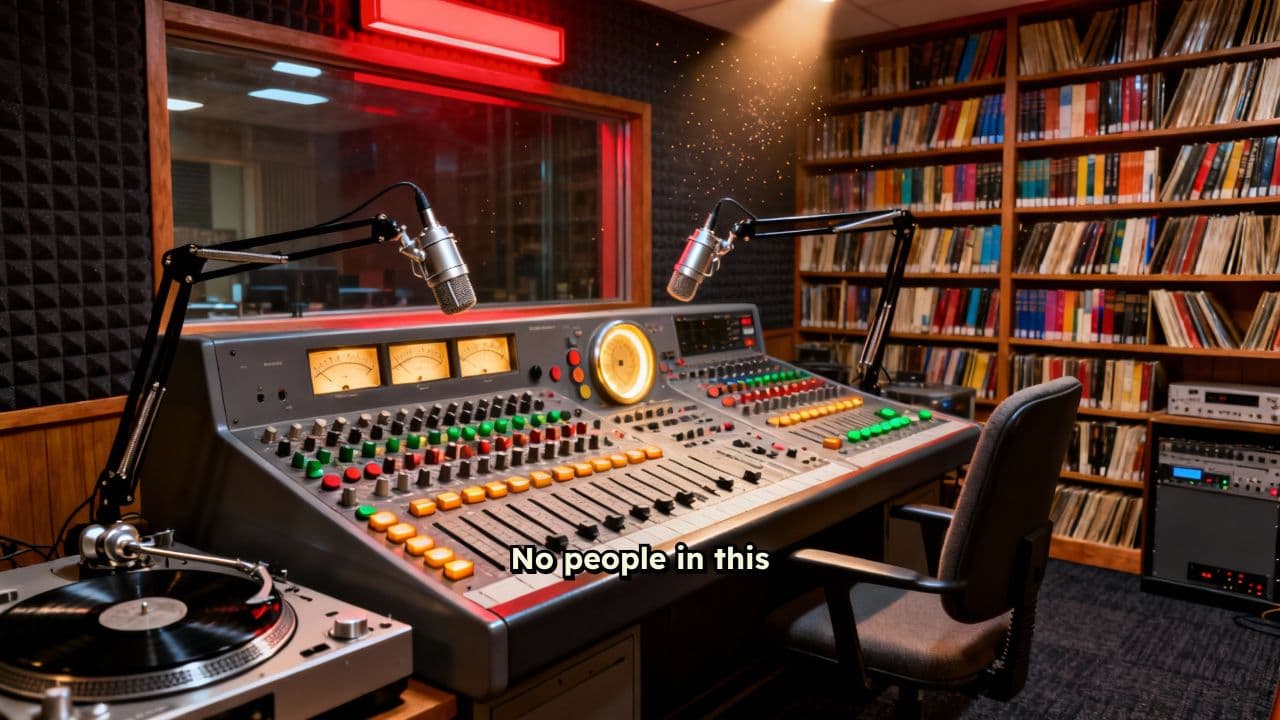 Woman on the Radio Station Clip