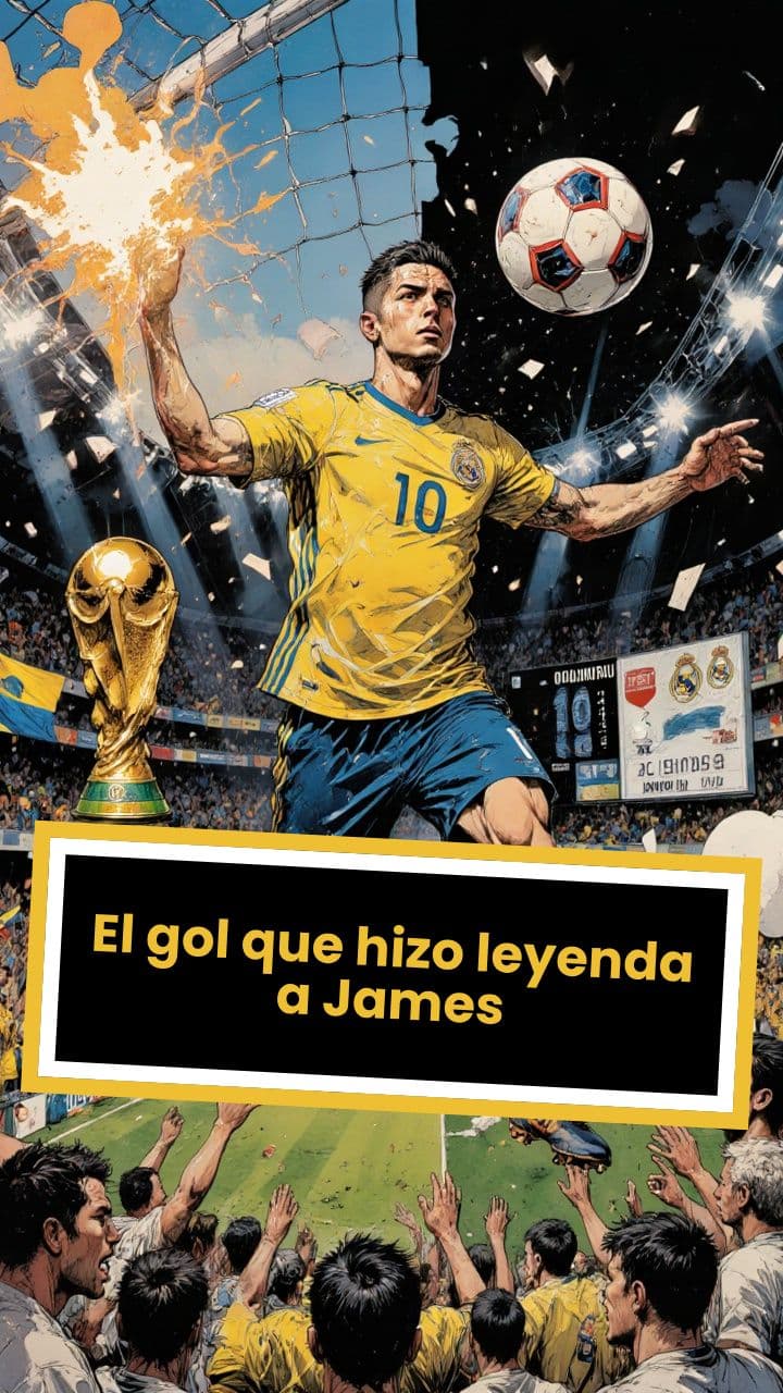 El gol que hizo leyenda a James