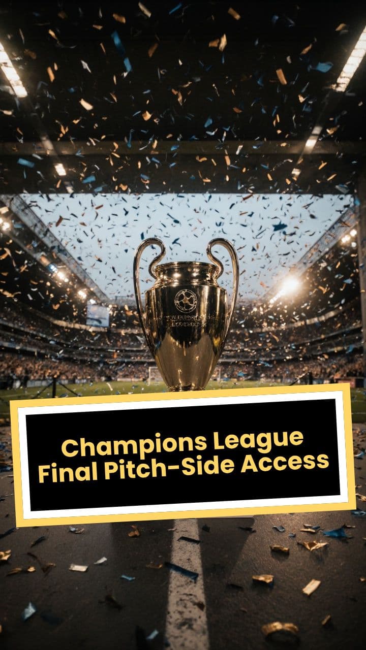 Champions League Final Pitch-Side Access