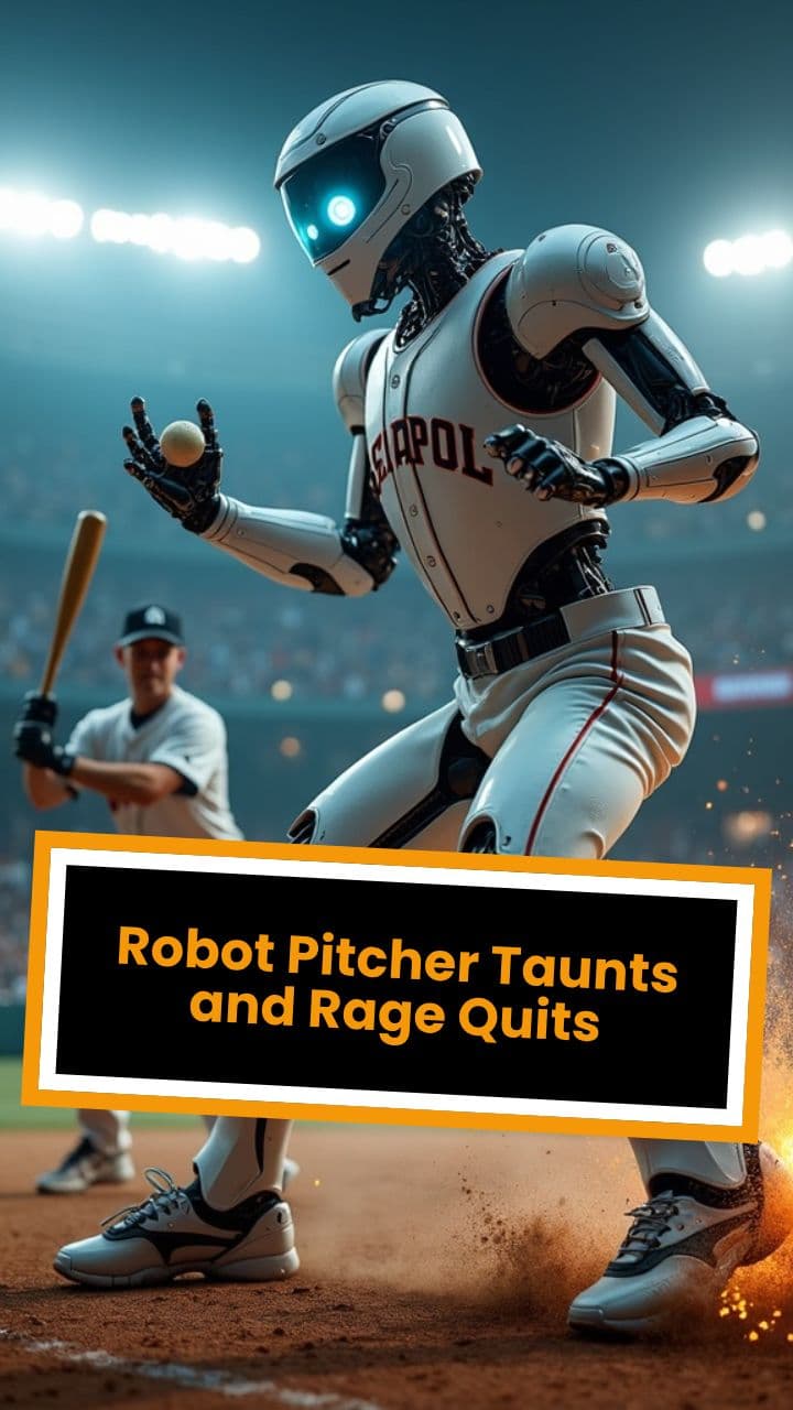 Robot Pitcher Taunts and Rage Quits