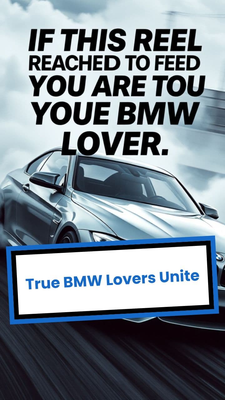 True BMW Lovers Unite