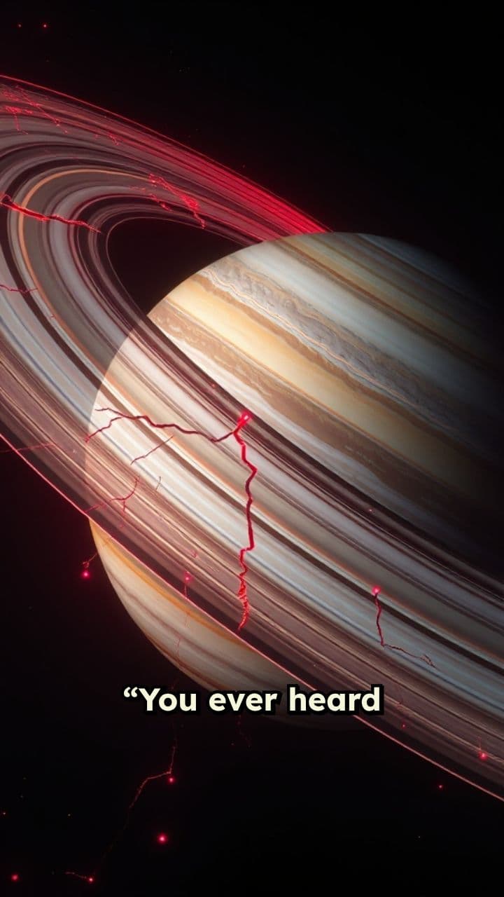 Saturn's Scream: A Cosmic Lament