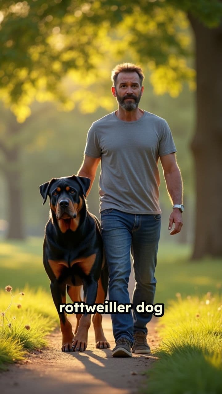 Daily Life of a Rottweiler and Owner